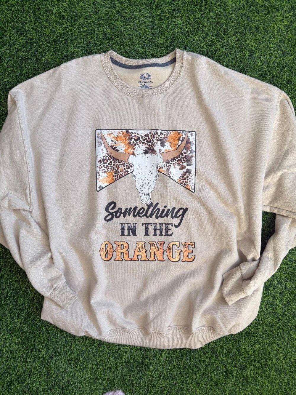 Something In The Orange Crewneck Sweatshirt